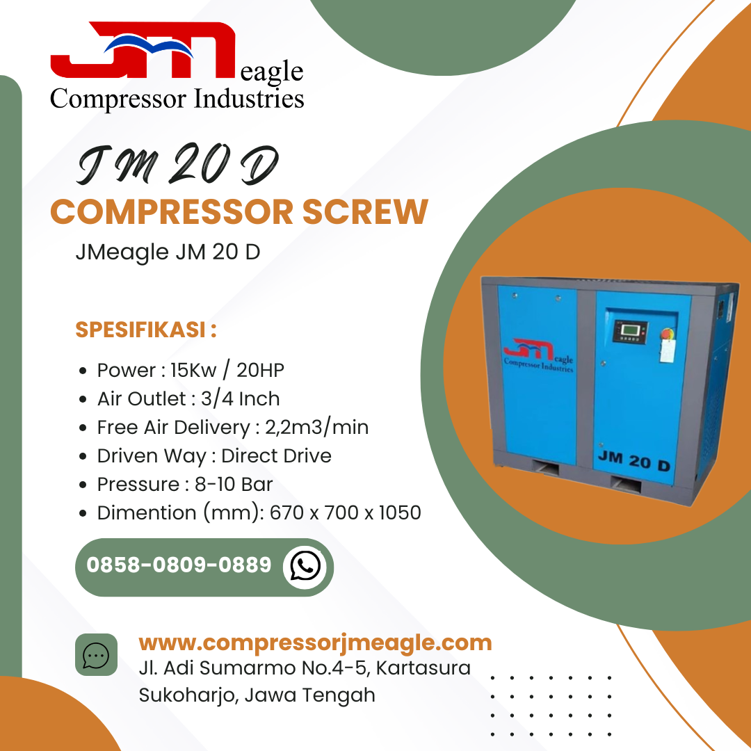 JMeagle Compressor Screw JM 20 D